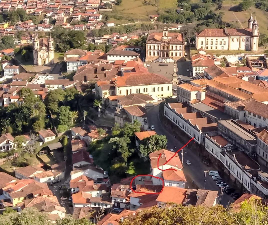 Quarto Individual Em Hospedaria No Centro Ouro Preto  Bagian luar foto